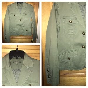 Safari-feel lined blazer by CYC